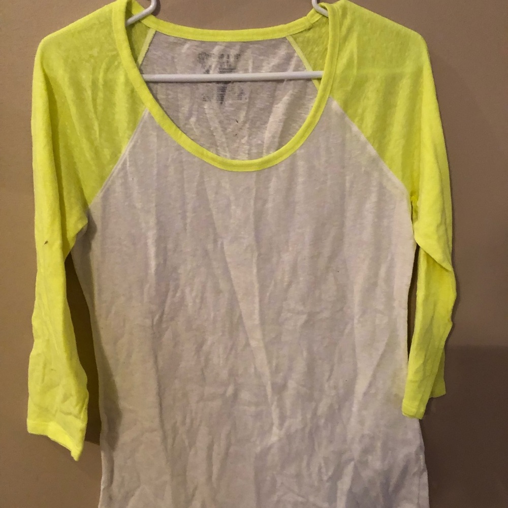 Neon baseball t shirt